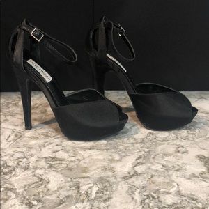 Blank Platform Peeptoe Dress Shoe